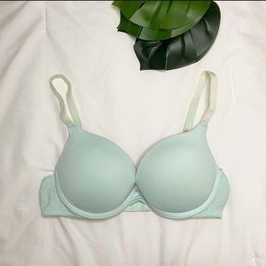 PINK Bra Push Up Victoria's Secret 32 C Mint Sexy Comfy